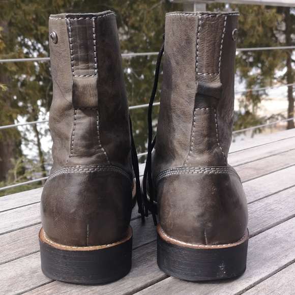 ★ Diesel All Leather Lace-up Ankle Boots - EU 41 - Picture 4 of 14